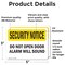 Signmission Do Not Open Door Alarm Will Sound OSHA Security Notice Sign, Vinyl Decal, 5in W x 3.5in L, 2PK OS-2PACK-SN-D-35-L-11520 - alternate 5